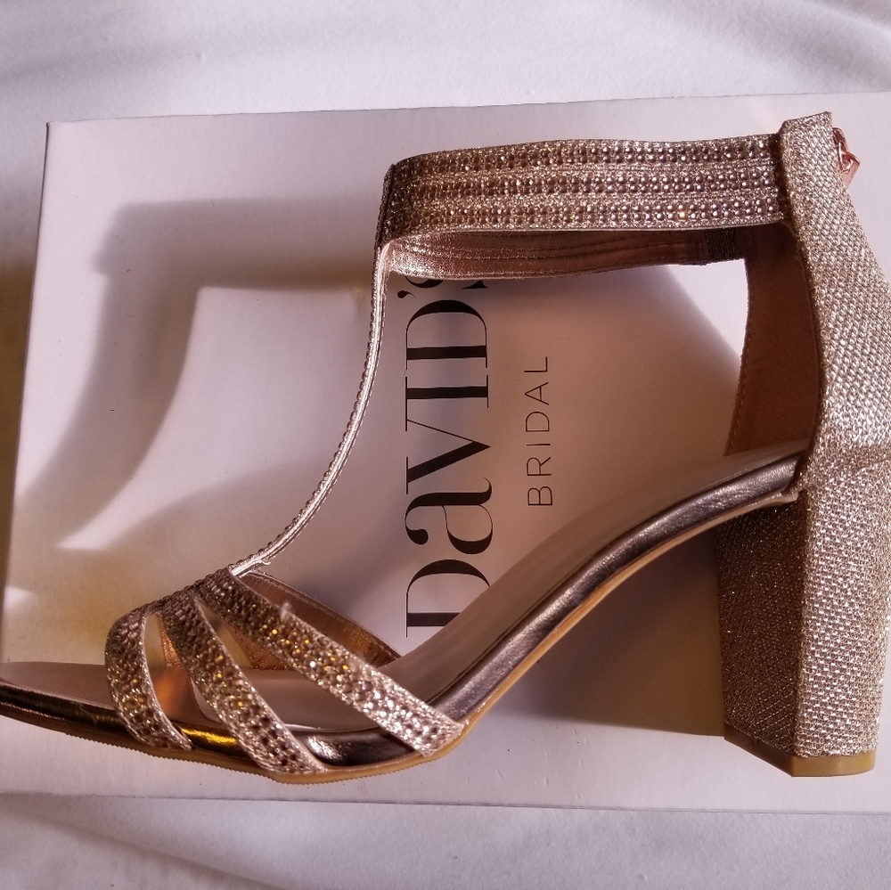 Wedding Shoes Rose Gold